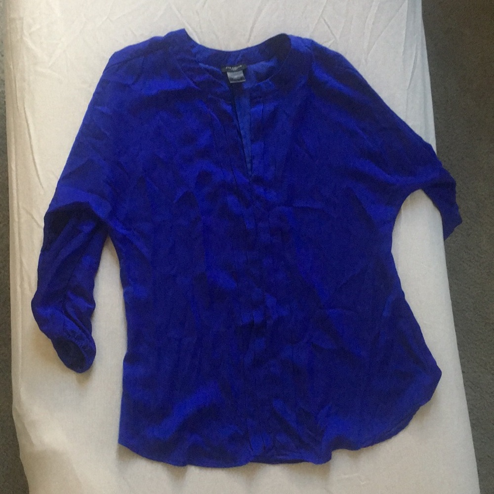 Deep purple/blue blouse